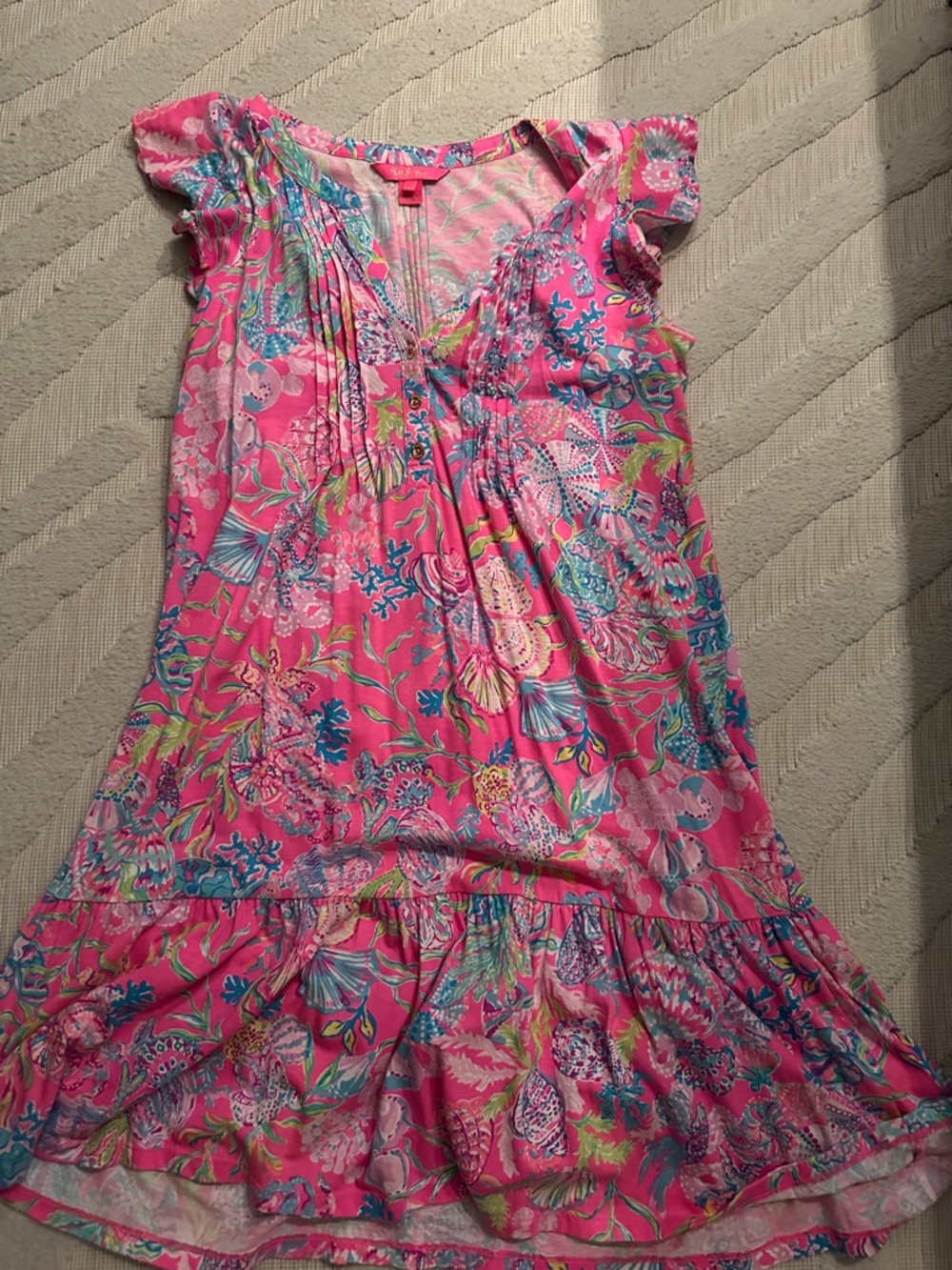 Lilly Pulitzer Pink Multicolor Floral Dress